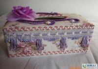 精致生活新選擇 帶珠蕾絲布藝紙巾盒，家居收納的點(diǎn)睛之筆